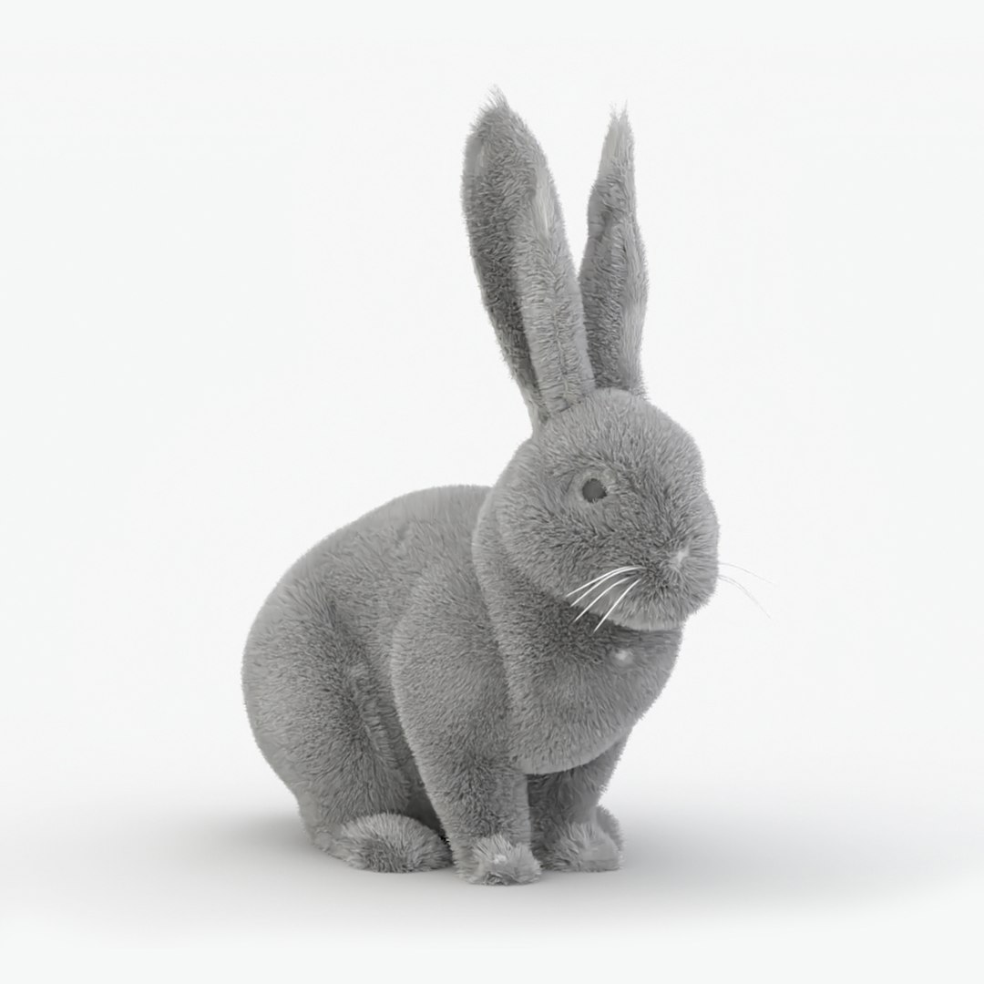 Dirty Rigged Rabbit with XGEN fur for MAYA Arnold 3D model - TurboSquid ...