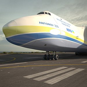 3D antonov an-225 225 model
