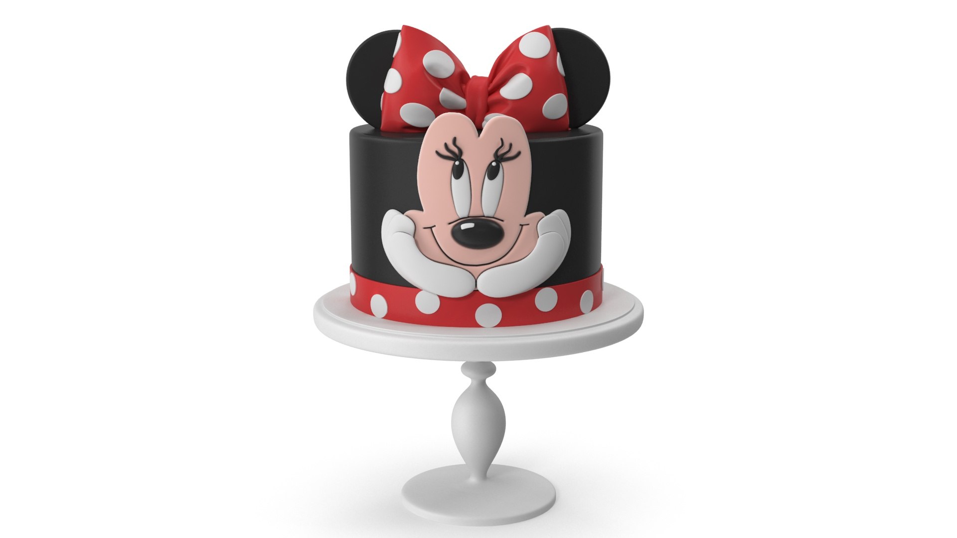 Printable MINNIE MOUSE Pink Birthday Cake Toppers. Party -  Portugal