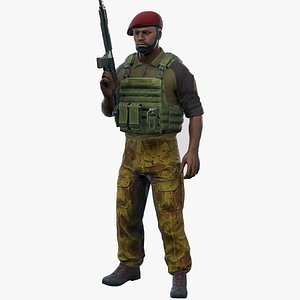 character pbr animations 3D model