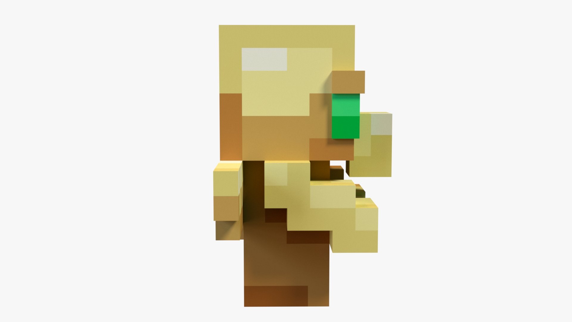 Minecraft Totem Of Undying Model TurboSquid 1931234