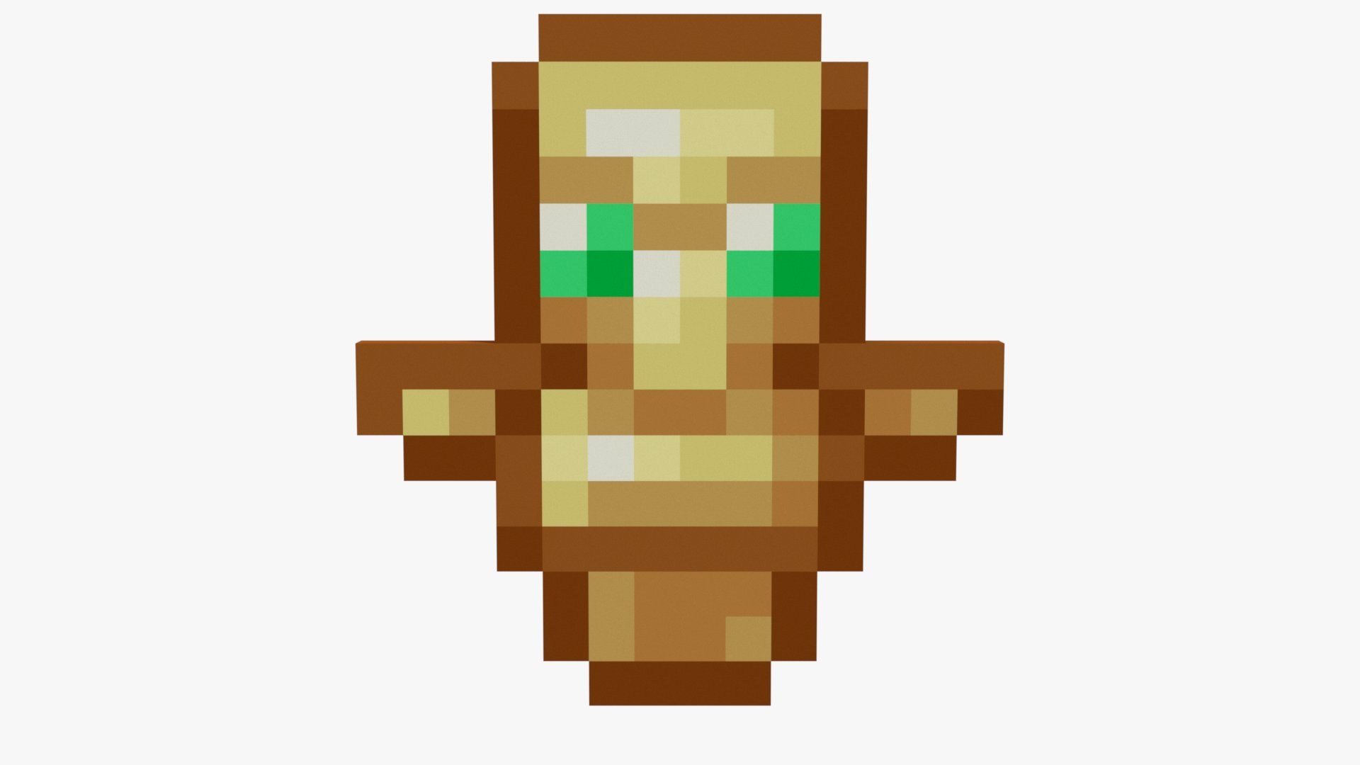 Minecraft Totem Of Undying Model TurboSquid 1931234