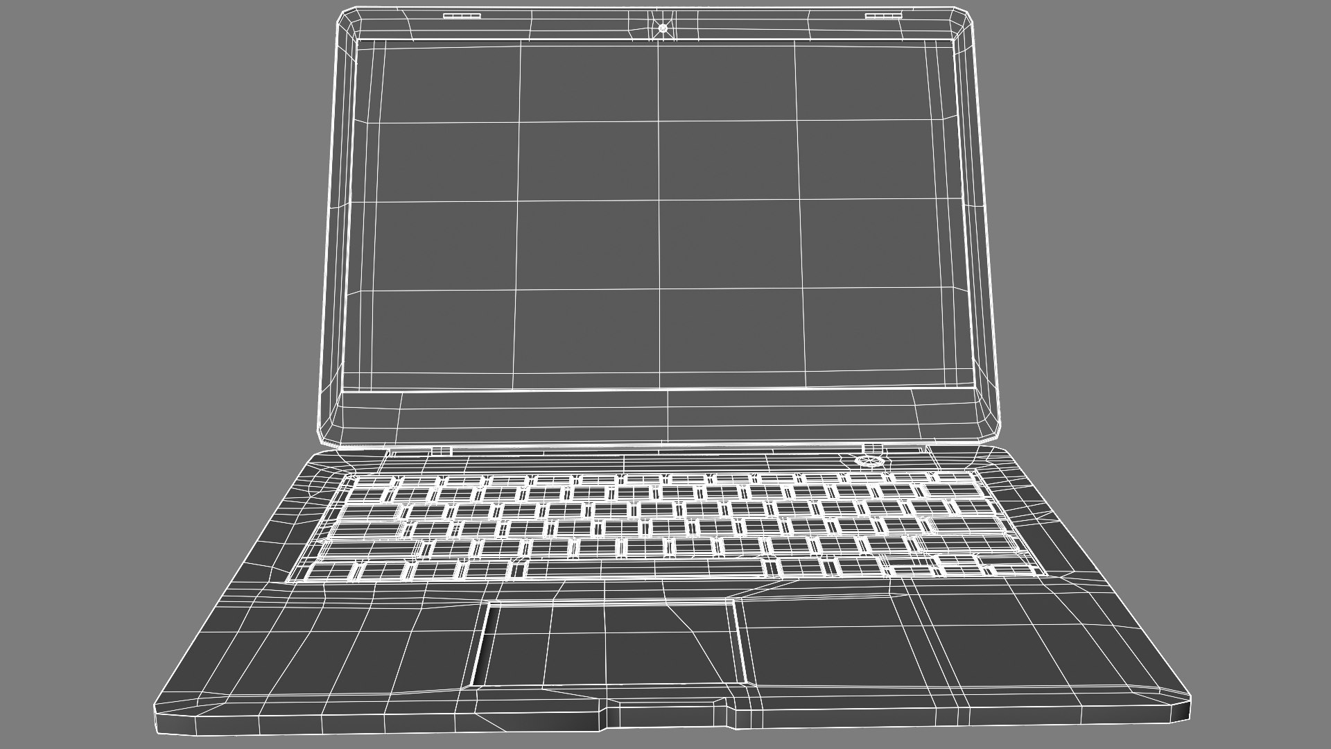 3d Model Generic Laptop