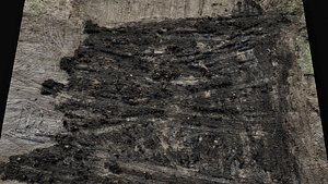 construction site ground muddy terrain pt5 photogrammetry 3D model