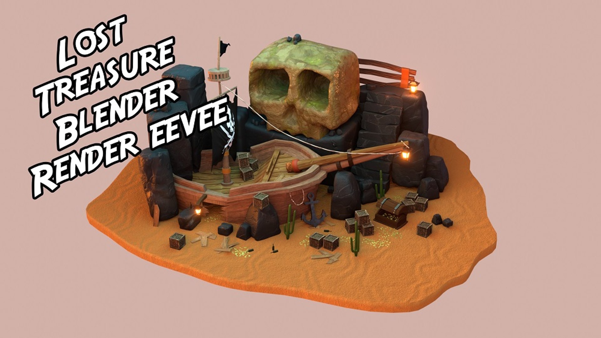 Lost pirate treasure diorama blender render 3D model https://p.turbosquid.com/ts-thumb/cV/lTA8nR/Xw/ps/jpg/1659596925/1920x1080/fit_q87/58d5c5847bc218fbdb294fa05272ec48b3f05100/ps.jpg