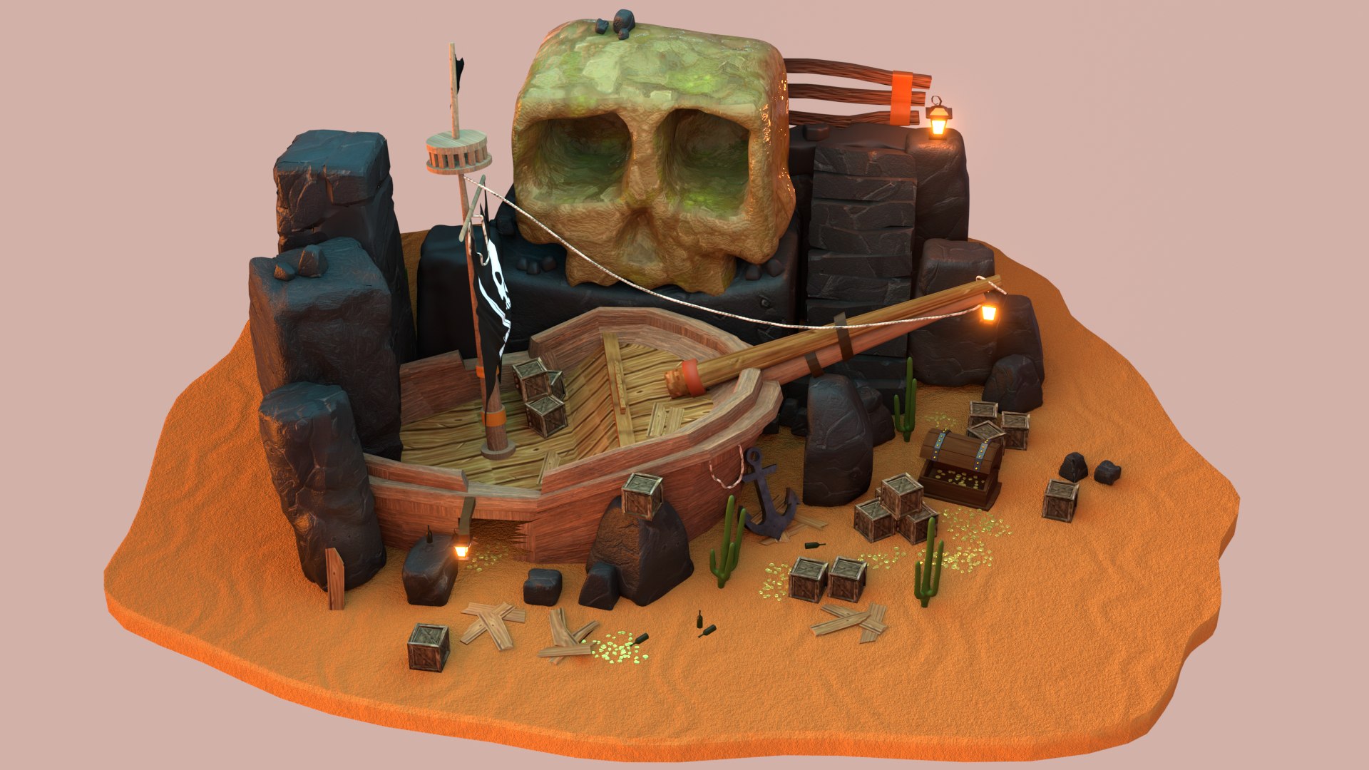 Lost pirate treasure diorama blender render 3D model https://p.turbosquid.com/ts-thumb/cV/lTA8nR/uv/4/png/1659596874/1920x1080/fit_q87/0f108005fd1b5d459d76e7adf67f0255b14de5cc/4.jpg