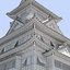 obj japanese castle japan