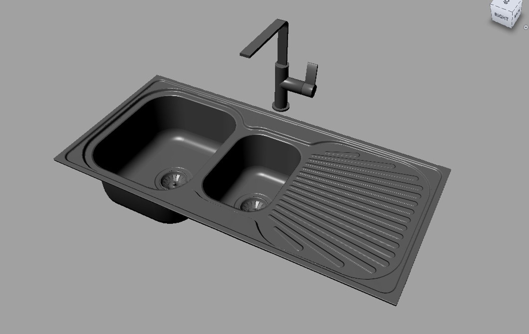 modern sink 3d model