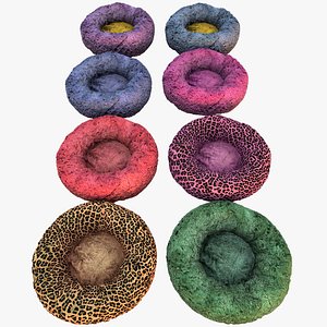 Bed For Pet Cats Dogs Animal Zoo Furniture 3D