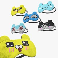 Cute Animal Sleep Mask Set