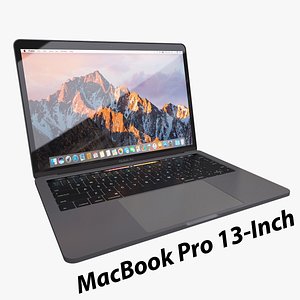 3d apple macbook pro 13-inch