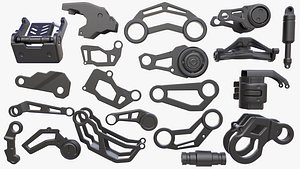 3D set hard-surface model