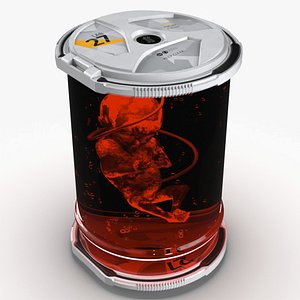 3D Experimental Fetal Entity Capsule Red