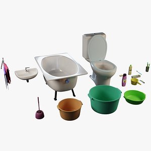 Bathroom and Toilet Assets Pack