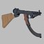 highpoly japanese submachine 3D model