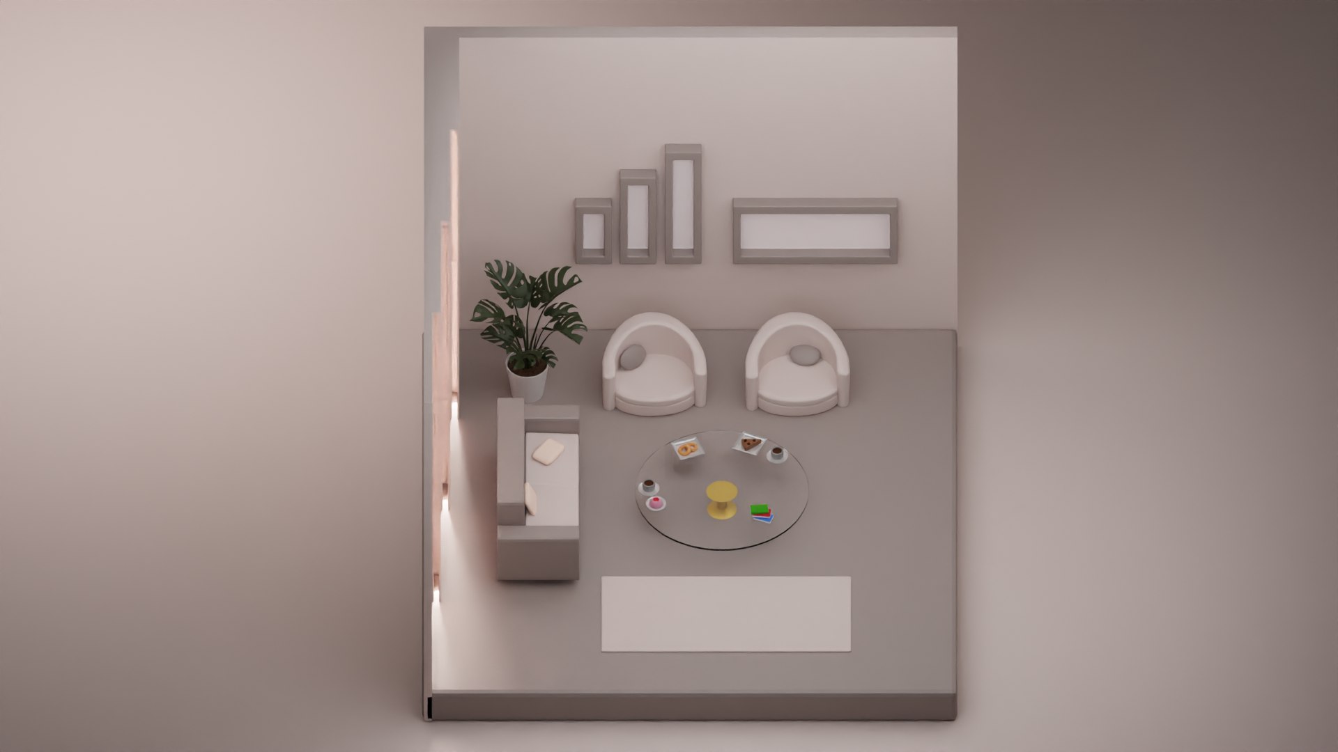 3D Cafe Model - TurboSquid 2424077