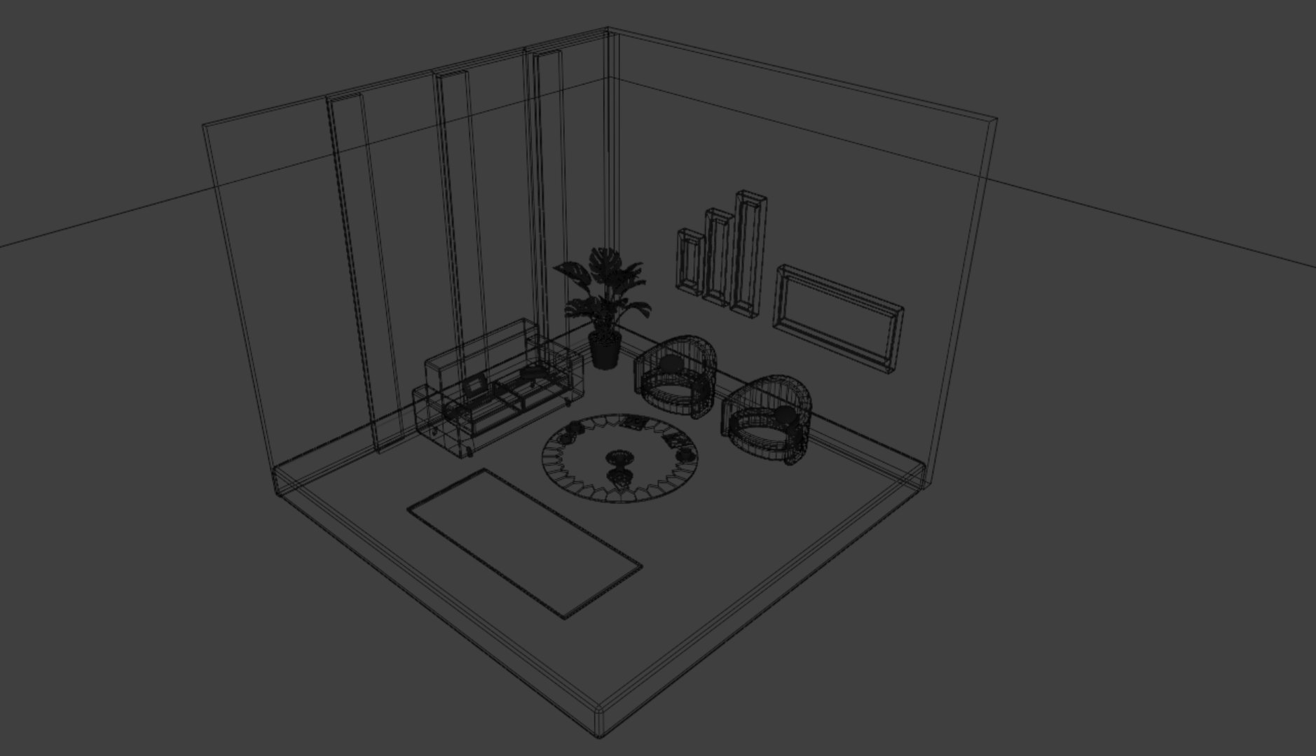 3D Cafe Model - TurboSquid 2424077