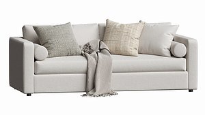 Aris 88 Track Arm Sofa 3D model