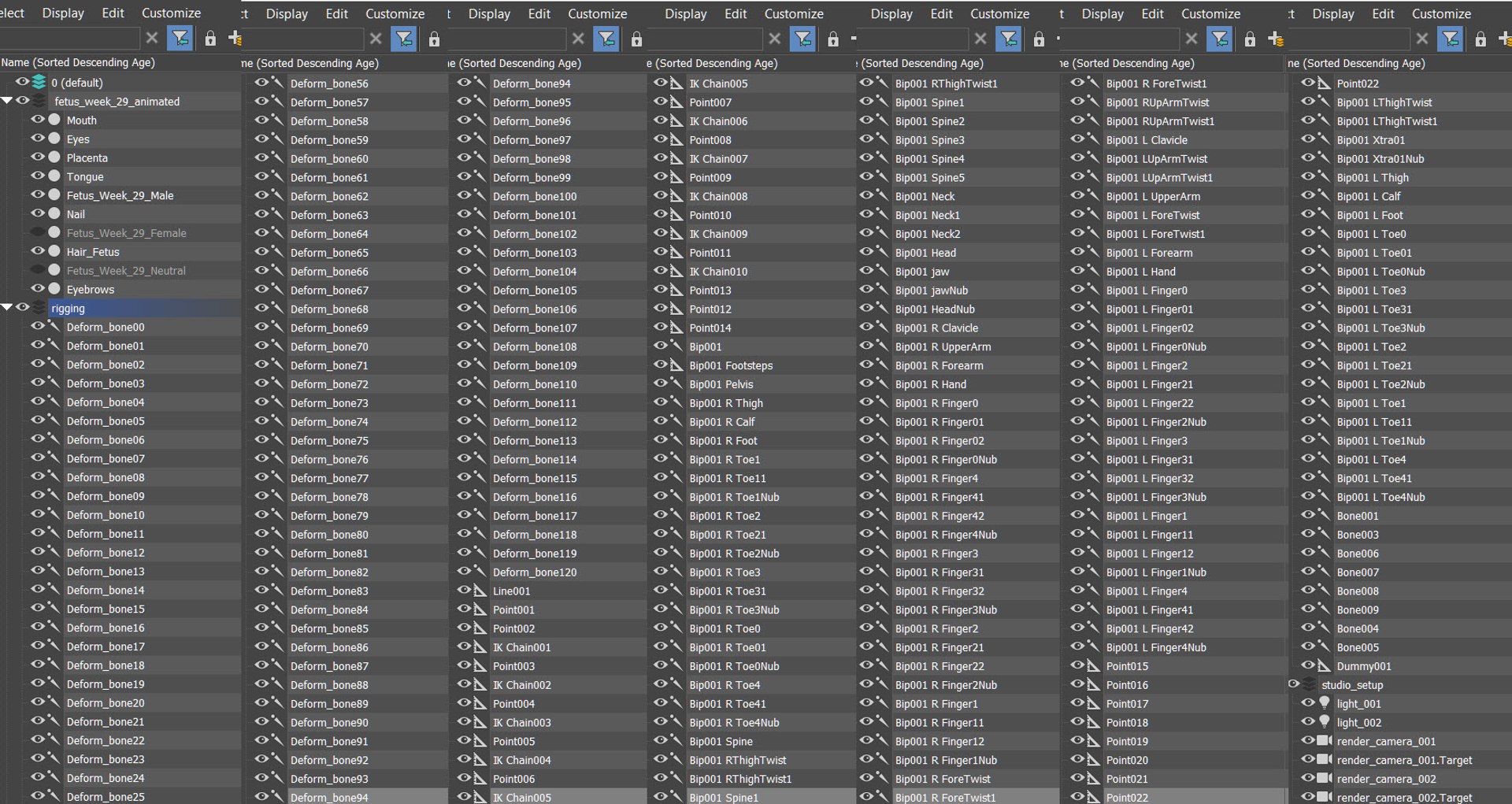 3D Fetus Week 29 Animated Model - TurboSquid 1854846