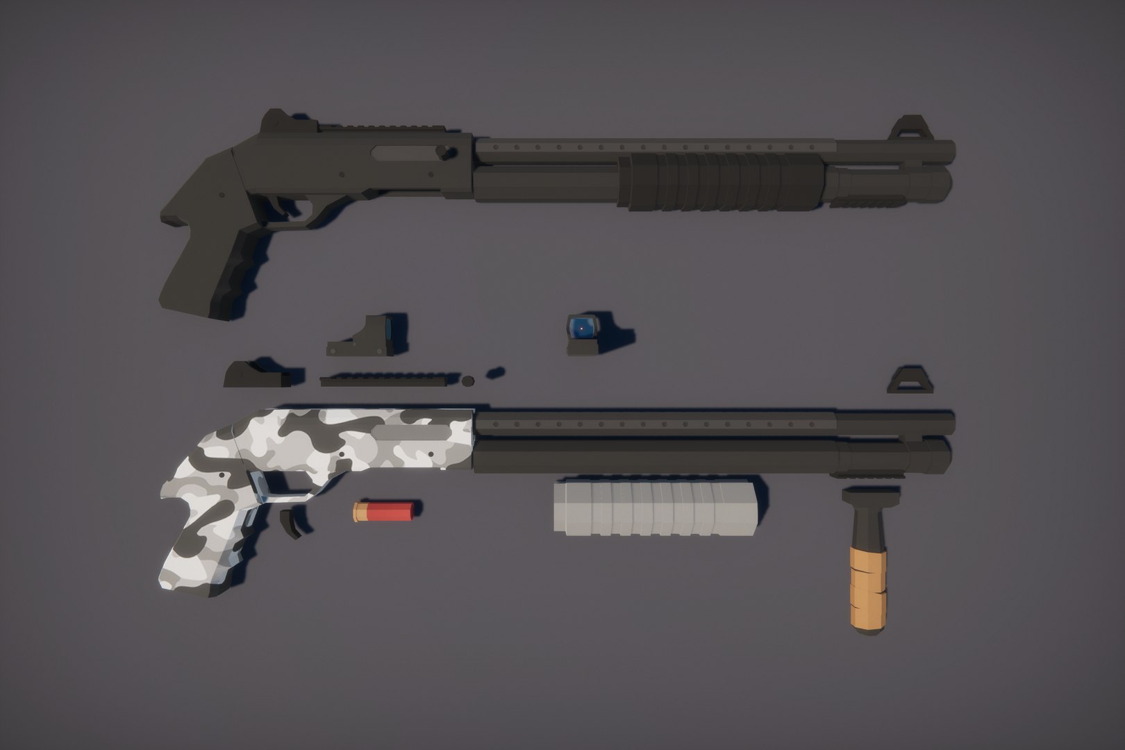 3D Low Poly FPS Bundle model https://p.turbosquid.com/ts-thumb/cW/5EDRkv/zF/w4/png/1689177616/1920x1080/fit_q87/d764225b42132f9520ad7ac3a75006c268c34b8d/w4.jpg