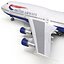 Boeing 747-300 British Airways 3D Model