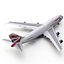 Boeing 747-300 British Airways 3D Model