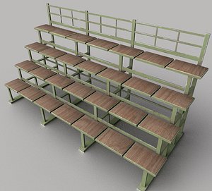 3D model Bleacher Tribune
