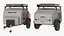 Travel Trailer Teardrop Grey 3D model