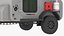 Travel Trailer Teardrop Grey 3D model