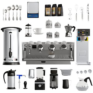 3D Equipment 7 For Barista model