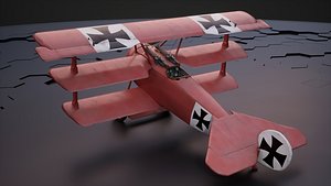 Fokker Dr1 - ww1 Red baron