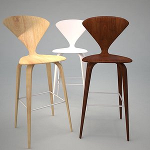 3d model of chair cherner norman