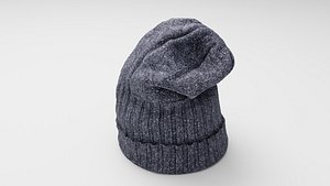 Knit cap or woven hat winter autumn season 3D model
