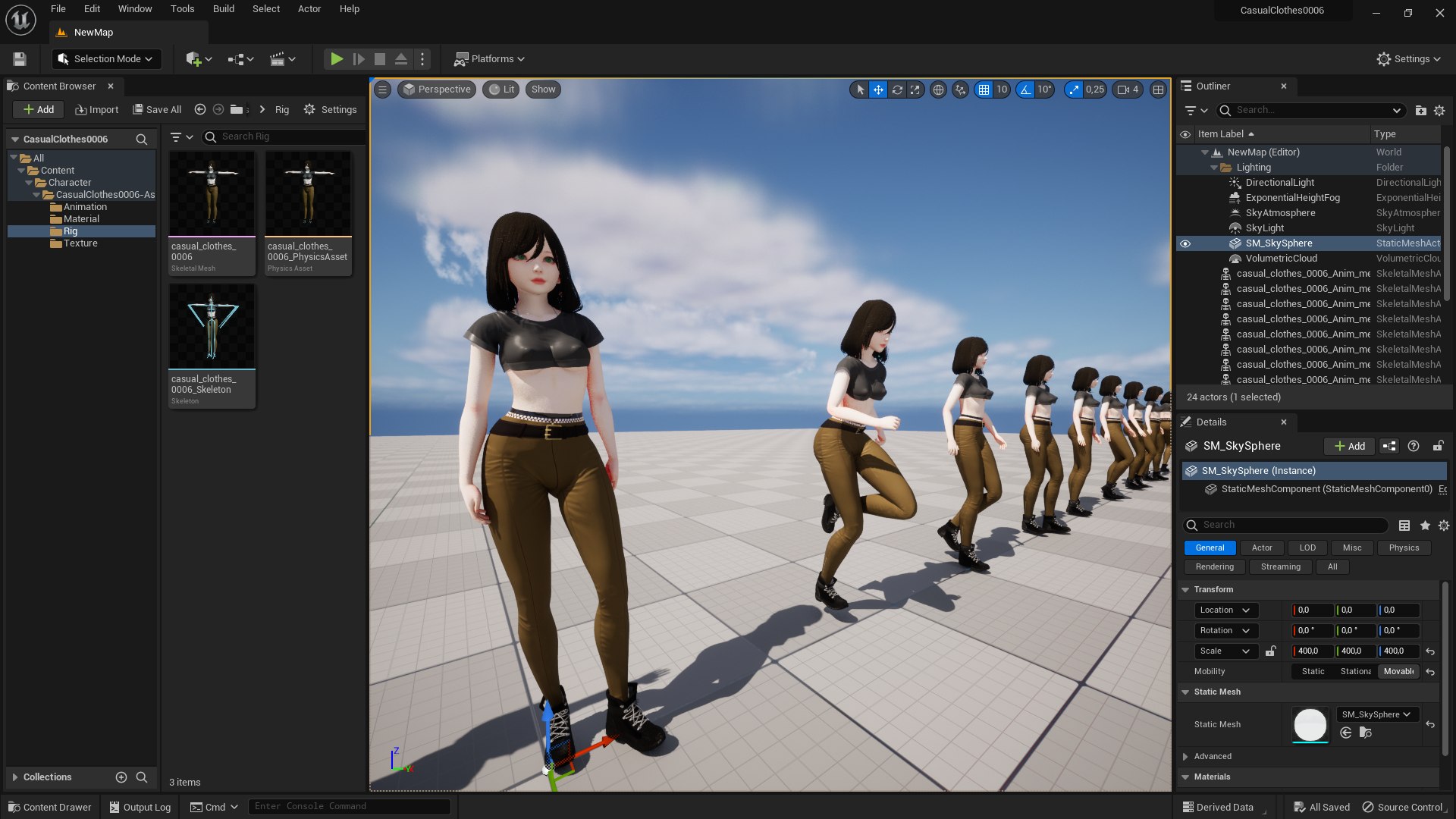 Casual Clothing 0006 - UE5 - Unity - Blender - Animated - Realistic ...
