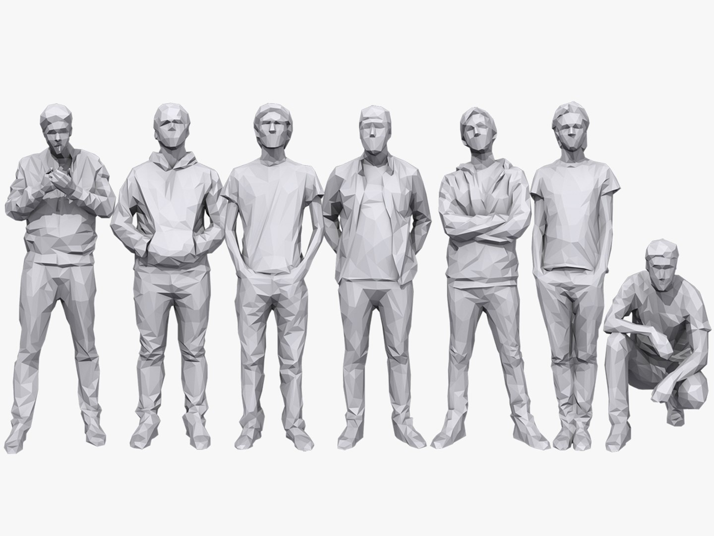 Casual Characters Human Model - TurboSquid 1432315