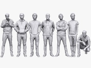 Lowpoly People Casual Pack Vol.20
