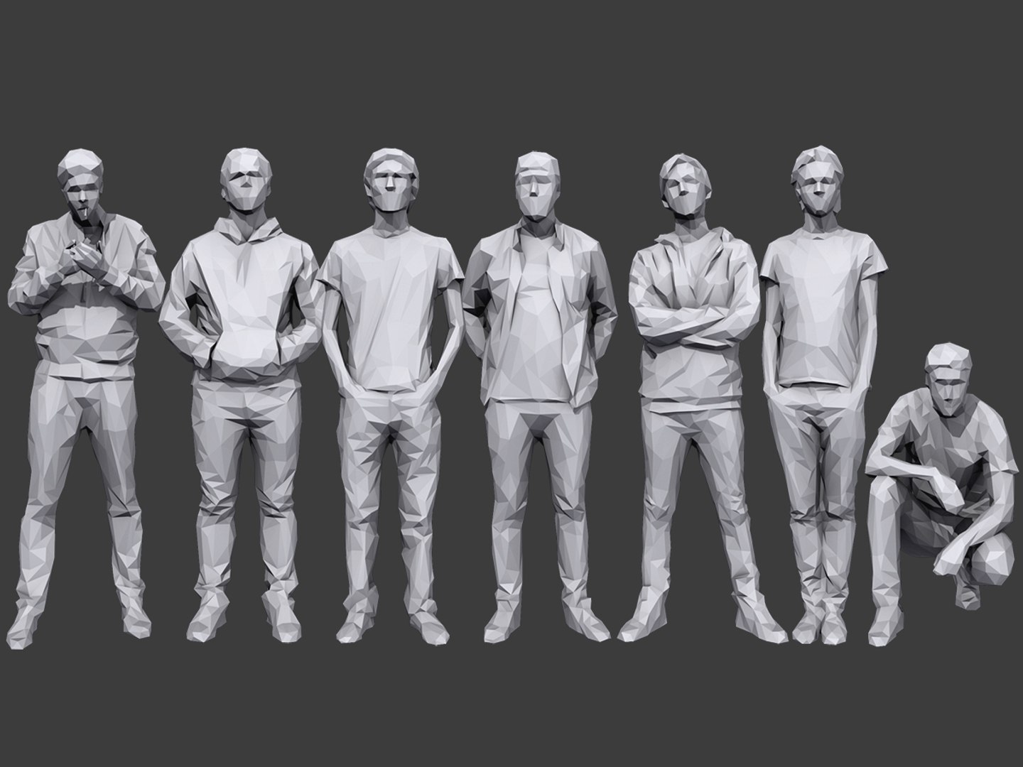 Casual Characters Human Model - TurboSquid 1432315