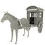chinese horse carriage 3d model