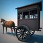 chinese horse carriage 3d model