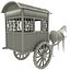 chinese horse carriage 3d model