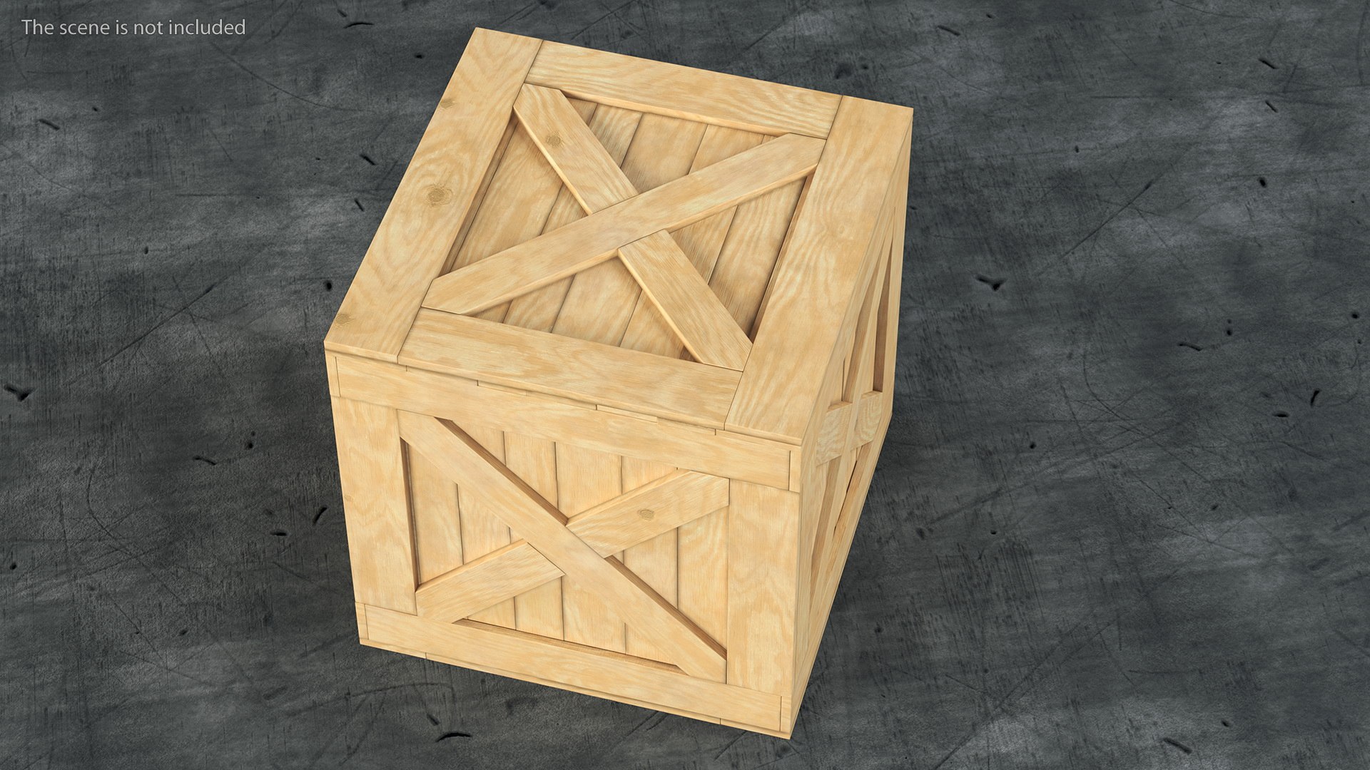 3D Open Wooden Shipping Box - TurboSquid 1863147