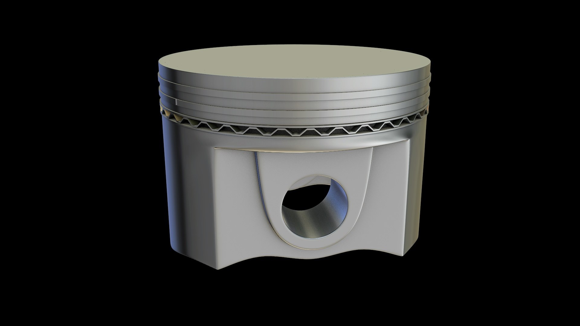 High Poly Piston Engine Model - TurboSquid 1803565