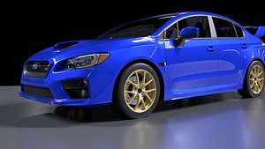 Subaru Impreza WRX STI 2015 3D model