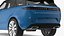 Blue Range Rover Sport 2023 Simple Interior 3D model