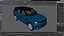 Blue Range Rover Sport 2023 Simple Interior 3D model
