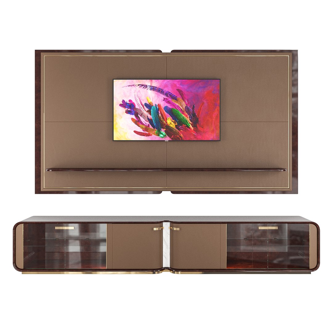 Turri Madison Tv Unit 3D Model - TurboSquid 1535971