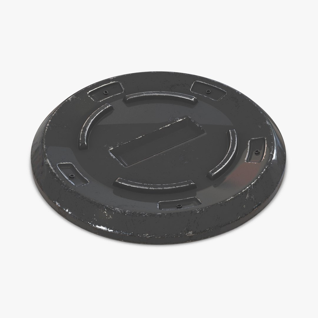 Industrial End Cap 6 3D Model 3D model preview