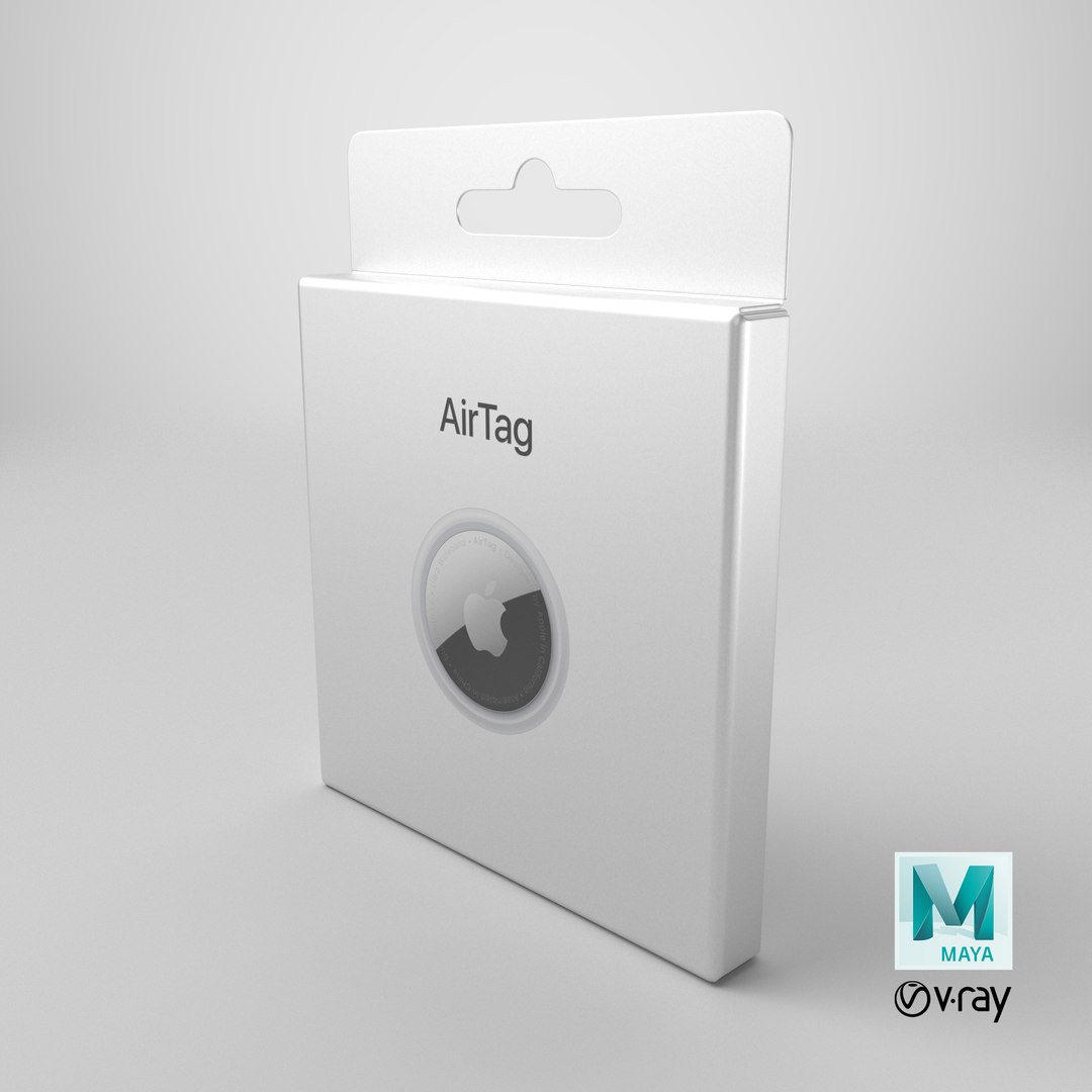 Apple AirTag Package model https://p.turbosquid.com/ts-thumb/cW/bNyipq/H1/stemcell_maya_vray_render/png/1717508444/1920x1080/fit_q87/6e1d80ab732de0d95a5350fb437680815a3840a7/stemcell_maya_vray_render.jpg