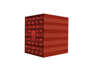 Free STL file Minecraft Red Brick Full Color Block only 🧱・3D print design  to download・Cults