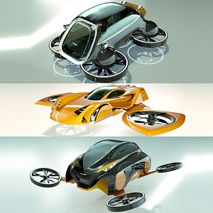 3D 3 in 1 Copter Car Bundle 03